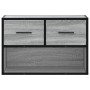 Mueble de TV madera y metal roble ahumado 60x31x39,5 cm von , TV-Möbel - Ref: Foro24-848912, Preis: 52,86 €, Rabatt: %