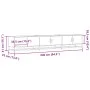 Mueble para TV madera de ingeniería marrón roble 240x35x41 cm von , TV-Möbel - Ref: Foro24-3300799, Preis: 143,39 €, Rabatt: %