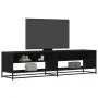 Mueble de TV madera de ingeniería negro 180,5x40x46 cm by , TV Furniture - Ref: Foro24-3300800, Price: 104,73 €, Discount: %