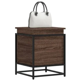 Caja de almacenaje con tapa madera marrón roble 40x40x51,5 cm von , Aufbewahrungskörbe - Ref: Foro24-848793, Preis: 43,94 €, ...