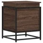 Caja de almacenaje con tapa madera marrón roble 40x40x51,5 cm by , Storage baskets - Ref: Foro24-848793, Price: 43,94 €, Disc...
