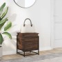 Caja de almacenaje con tapa madera marrón roble 40x40x51,5 cm von , Aufbewahrungskörbe - Ref: Foro24-848793, Preis: 44,55 €, ...