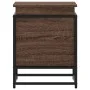 Caja de almacenaje con tapa madera marrón roble 40x40x51,5 cm by , Storage baskets - Ref: Foro24-848793, Price: 43,94 €, Disc...