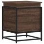 Caja de almacenaje con tapa madera marrón roble 40x40x51,5 cm von , Aufbewahrungskörbe - Ref: Foro24-848793, Preis: 44,55 €, ...