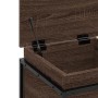 Caja de almacenaje con tapa madera marrón roble 40x40x51,5 cm von , Aufbewahrungskörbe - Ref: Foro24-848793, Preis: 44,55 €, ...