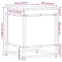 Caja de almacenaje con tapa madera marrón roble 40x40x51,5 cm by , Storage baskets - Ref: Foro24-848793, Price: 43,94 €, Disc...