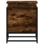 Caja de almacenaje con tapa madera roble ahumado 40x40x51,5 cm von , Aufbewahrungskörbe - Ref: Foro24-848791, Preis: 43,97 €,...