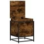 Caja de almacenaje con tapa madera roble ahumado 40x40x51,5 cm by , Storage baskets - Ref: Foro24-848791, Price: 43,45 €, Dis...