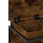 Caja de almacenaje con tapa madera roble ahumado 40x40x51,5 cm von , Aufbewahrungskörbe - Ref: Foro24-848791, Preis: 43,97 €,...