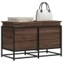 Caja de almacenaje con tapa madera marrón roble 80x40x51,5 cm von , Aufbewahrungskörbe - Ref: Foro24-848803, Preis: 69,10 €, ...