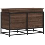 Caja de almacenaje con tapa madera marrón roble 80x40x51,5 cm von , Aufbewahrungskörbe - Ref: Foro24-848803, Preis: 69,94 €, ...