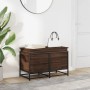 Caja de almacenaje con tapa madera marrón roble 80x40x51,5 cm von , Aufbewahrungskörbe - Ref: Foro24-848803, Preis: 69,94 €, ...
