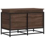 Caja de almacenaje con tapa madera marrón roble 80x40x51,5 cm von , Aufbewahrungskörbe - Ref: Foro24-848803, Preis: 69,94 €, ...