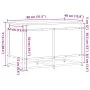 Caja de almacenaje con tapa madera marrón roble 80x40x51,5 cm von , Aufbewahrungskörbe - Ref: Foro24-848803, Preis: 69,10 €, ...