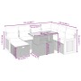 Juego de sofás de jardín con cojines beige 8 pzas ratán PE von , Gartensets - Ref: Foro24-3276264, Preis: 524,73 €, Rabatt: %