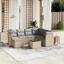 Juego de sofás jardín con cojines beige mezcla 8 pzas ratán PE von , Gartensets - Ref: Foro24-3263225, Preis: 472,65 €, Rabat...