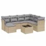 Juego de sofás jardín con cojines beige mezcla 8 pzas ratán PE von , Gartensets - Ref: Foro24-3263225, Preis: 472,65 €, Rabat...