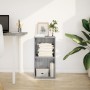 Estantería de madera de ingeniería gris Sonoma 40x30x77 cm by , Bookcases and shelves - Ref: Foro24-857863, Price: 34,81 €, D...
