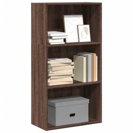Estantería madera de ingeniería marrón roble 60x30x114 cm by , Bookcases and shelves - Ref: Foro24-857905, Price: 55,24 €, Di...