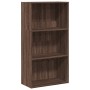 Estantería madera de ingeniería marrón roble 60x30x114 cm de , Librerías y estanterías - Ref: Foro24-857905, Precio: 55,35 €