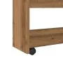Carro de almacenaje estrecho 4 niveles madera roble artisian by , Kitchen and dining carts - Ref: Foro24-855267, Price: 60,12...