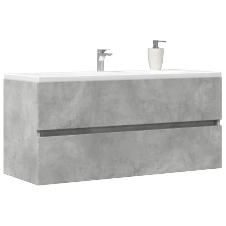 Armario para lavabo contrachapada gris hormigón 100x38,5x45 cm von , Badezimmermöbel - Ref: Foro24-856251, Preis: 51,82 €, Ra...