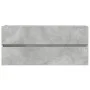 Armario para lavabo contrachapada gris hormigón 100x38,5x45 cm von , Badezimmermöbel - Ref: Foro24-856251, Preis: 51,82 €, Ra...