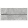 Armario para lavabo contrachapada gris hormigón 100x38,5x45 cm by , Bathroom furniture - Ref: Foro24-856251, Price: 52,45 €, ...