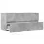 Armario para lavabo contrachapada gris hormigón 100x38,5x45 cm von , Badezimmermöbel - Ref: Foro24-856251, Preis: 51,82 €, Ra...
