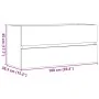 Armario para lavabo contrachapada gris hormigón 100x38,5x45 cm von , Badezimmermöbel - Ref: Foro24-856251, Preis: 51,82 €, Ra...