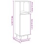 Armario de baño madera de ingeniería envejecida 30x30x100 cm von , Badezimmermöbel - Ref: Foro24-857208, Preis: 52,34 €, Raba...