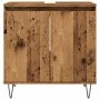 Armario de baño madera de ingeniería envejecida 58x33x60 cm de , Muebles de baño - Ref: Foro24-857217, Precio: 49,56 €, Descu...