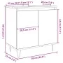 Armario de baño madera de ingeniería envejecida 58x33x60 cm de , Muebles de baño - Ref: Foro24-857217, Precio: 49,56 €, Descu...