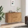Aparador de madera de ingeniería roble artisan 104x35x70 cm de , Tocadores de baño - Ref: Foro24-857269, Precio: 119,98 €, De...