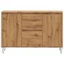 Aparador de madera de ingeniería roble artisan 104x35x70 cm de , Tocadores de baño - Ref: Foro24-857269, Precio: 119,98 €, De...