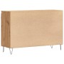 Aparador de madera de ingeniería roble artisan 104x35x70 cm by , bathroom vanities - Ref: Foro24-857269, Price: 121,91 €, Dis...