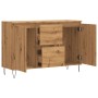 Aparador de madera de ingeniería roble artisan 104x35x70 cm by , bathroom vanities - Ref: Foro24-857269, Price: 121,91 €, Dis...