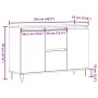 Aparador de madera de ingeniería roble artisan 104x35x70 cm de , Tocadores de baño - Ref: Foro24-857269, Precio: 119,98 €, De...