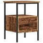 Mesita de noche madera de ingeniería envejecida 34x36x50 cm de , Mesitas de noche - Ref: Foro24-857262, Precio: 39,47 €, Desc...
