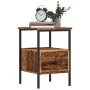 Mesita de noche madera de ingeniería envejecida 34x36x50 cm de , Mesitas de noche - Ref: Foro24-857262, Precio: 39,47 €, Desc...