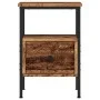 Mesita de noche madera de ingeniería envejecida 34x36x50 cm de , Mesitas de noche - Ref: Foro24-857262, Precio: 39,47 €, Desc...