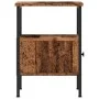 Mesita de noche madera de ingeniería envejecida 34x36x50 cm de , Mesitas de noche - Ref: Foro24-857262, Precio: 39,47 €, Desc...