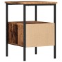 Mesita de noche madera de ingeniería envejecida 34x36x50 cm de , Mesitas de noche - Ref: Foro24-857262, Precio: 40,09 €