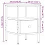 Mesita de noche madera de ingeniería envejecida 34x36x50 cm de , Mesitas de noche - Ref: Foro24-857262, Precio: 39,47 €, Desc...