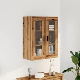 Armario de pared madera ingeniería marrón roble 69,5x34x90 cm by , bathroom vanities - Ref: Foro24-857331, Price: 98,47 €, Di...