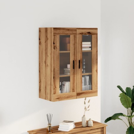 Armario de pared madera ingeniería marrón roble 69,5x34x90 cm von , Badezimmerwaschtische - Ref: Foro24-857331, Preis: 100,37...