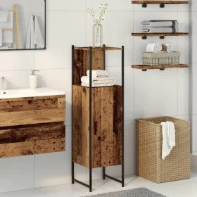 Armario de baño madera de ingeniería envejecida 33x33x120,5 cm von , Badezimmerwaschtische - Ref: Foro24-857706, Preis: 61,83...