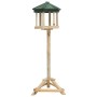 Stehendes Futterhäuschen massives Tannenholz 33x110 cm von vidaXL, Vogel Fütterer - Ref: Foro24-314817, Preis: 45,81 €, Rabat...