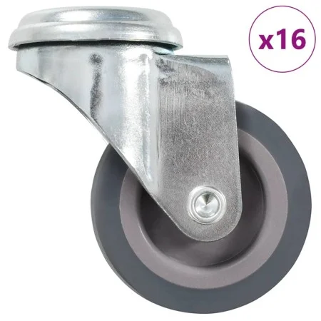 Ruedas giratorias con agujero pasador 16 unidades 50 mm de , Manipulación de materiales - Ref: Foro24-277843, Precio: 44,48 €...