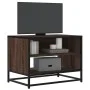 Mueble TV metal y madera ingeniería marrón roble 61x40x46 cm von , TV-Möbel - Ref: Foro24-848883, Preis: 44,42 €, Rabatt: %